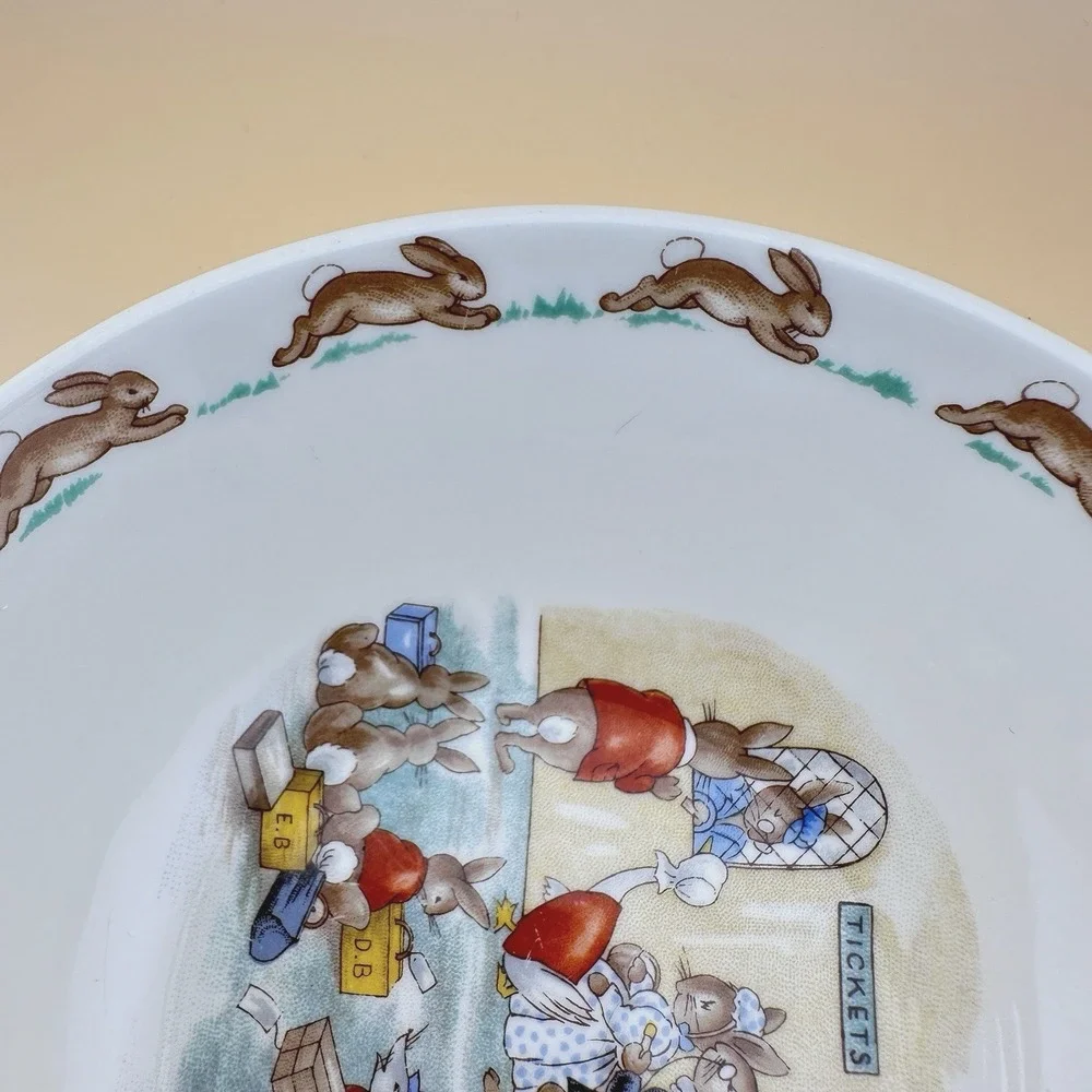 Royal Doulton Bunnykins English Fine Bone China Replacement Bowl Tickets EUC